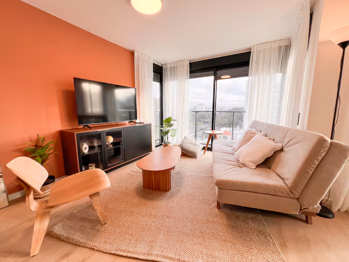 Interior del apartamento Living Marina 703 en Montevideo